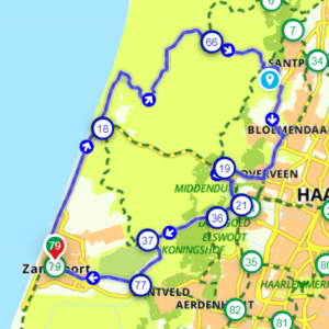 Fietsverhuur-Zandvoort-Fietsroute-25km.png